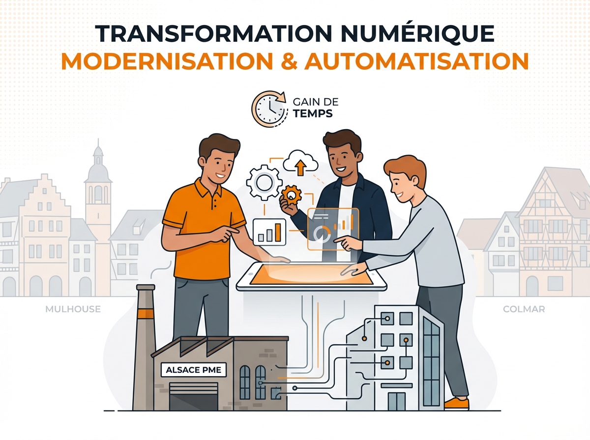Automatisation pour PME à Mulhouse et Colmar